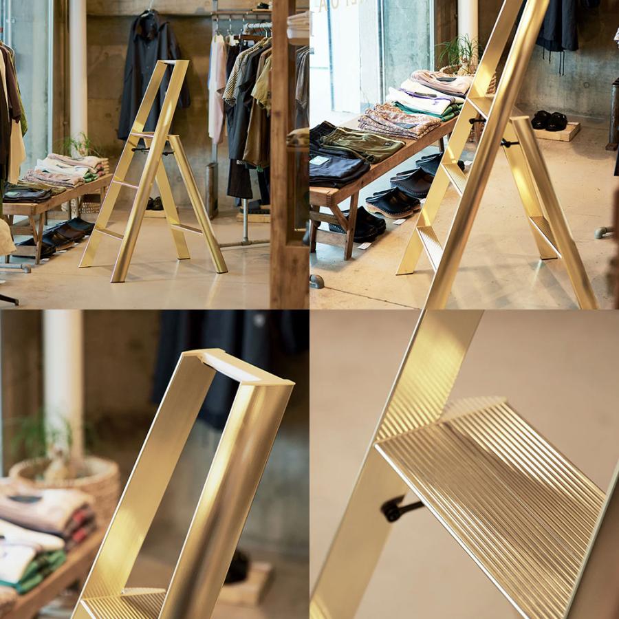 ルカーノ 3step PREMIUM EDITION ML2.0-3J プレミアムエディション 3段 10th premium edition Step stool 長谷川工業 踏み台 脚立 昇降台 椅子 折りたたみ | 長谷川工業 | 08