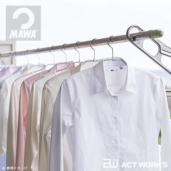 Mawa ランドリーハンガー シルエット 10本組 マワハンガー ドイツ ノンスリップコーティング スリムハンガー ワイシャツ ブラウス Tシャツ Mwa 005 アクトワークス 通販 Yahoo ショッピング