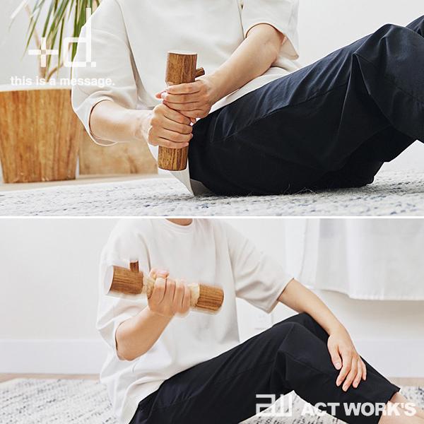 プラスディー/+d ビーバーダンベル 日本製 筋トレ エクササイズ オブジェ 木彫り 北海道旭川 アッシュコンセプト Beaver Dumbbell |  | 04