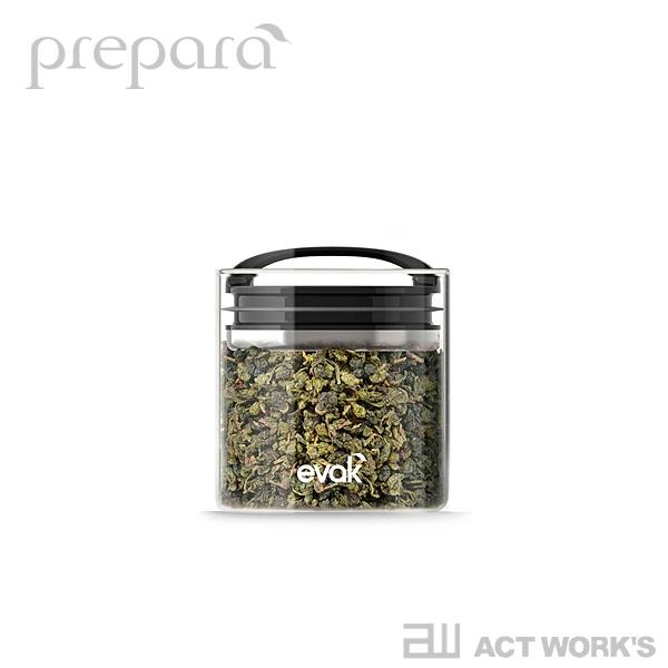 prepara EVAK フードストレージ Sサイズ（スリムハンドル） プレパラ イヴァーク エアタイト 食品保存容器 ガラス瓶 ストッカー キャニスター | prepara