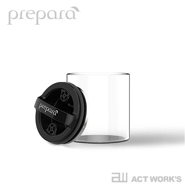prepara EVAK フードストレージ Sサイズ（スリムハンドル） プレパラ イヴァーク エアタイト 食品保存容器 ガラス瓶 ストッカー キャニスター | prepara | 01