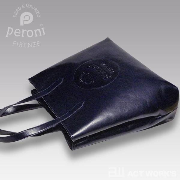 peroni ペローニ レザートートバッグ P-54（ハンドル平） レザー 皮革