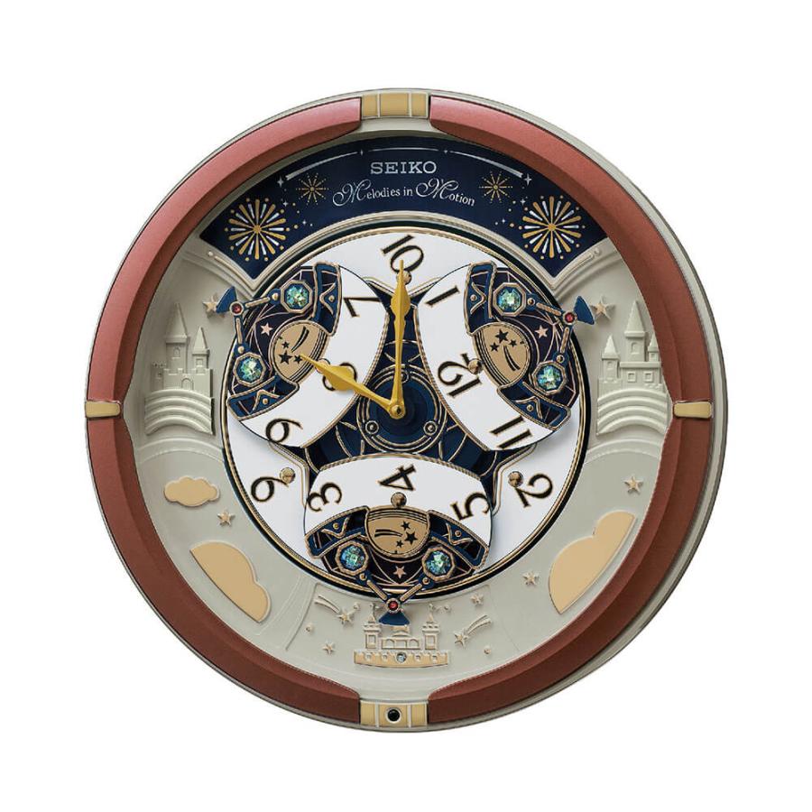 SEIKO セイコー RE601B からくり時計【掛け時計 メロディ再生 トリプルセレクション 電池式 おしゃれ インテリア時計 寝室 リビング】 | SEIKO | 02