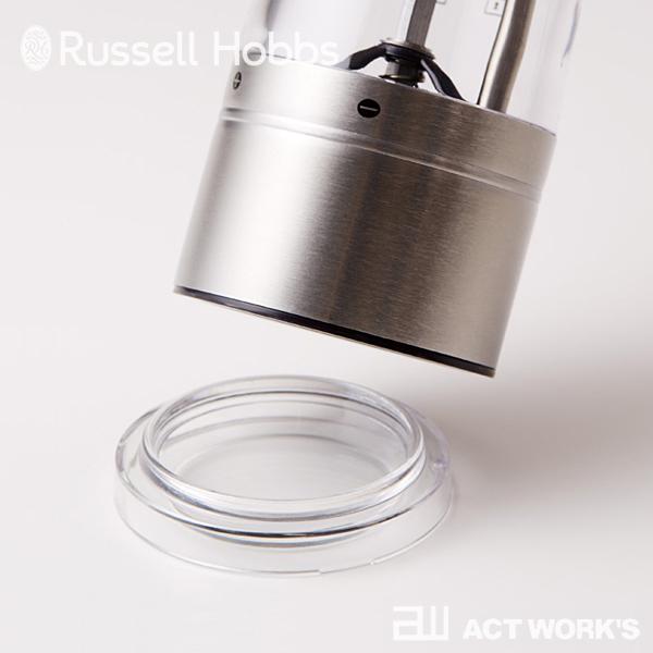 Russell Hobbs 電動ミル ソルト＆ペッパー（2本セット） 7922JP ラッセルホブス スパイスミル 岩塩 コショウ ブラックペッパー | RUSSELL HOBBS | 08