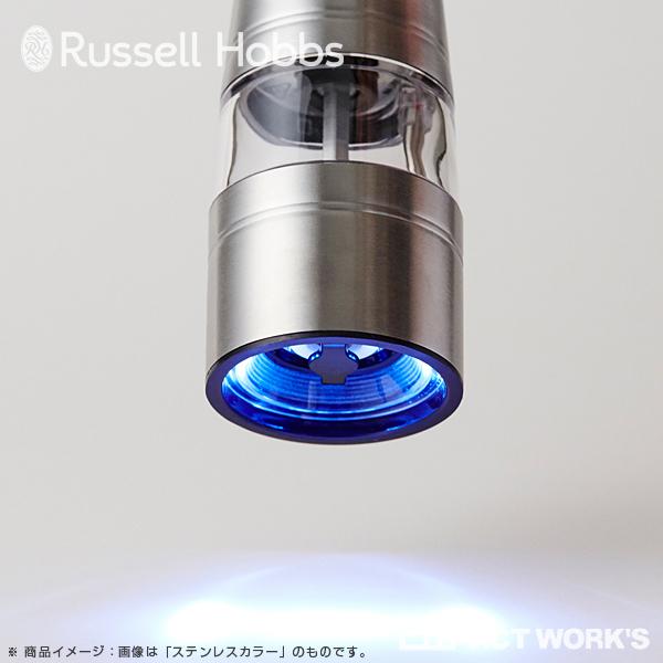 Russell Hobbs 電動ミル ソルト＆ペッパー ロイヤルブロンズ（2本セット） 7922JP-RB ラッセルホブス スパイスミル 岩塩 コショウ ブラックペッパー | RUSSELL HOBBS | 08