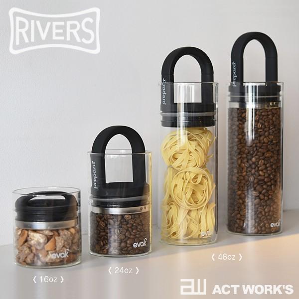 Rivers Evak エアタイト フードストレージ 16oz コーヒー豆 保存容器 ストッカー パスタ 乾麺 イヴァーク リバーズ リバース Rvs 008 アクトワークス 通販 Yahoo ショッピング