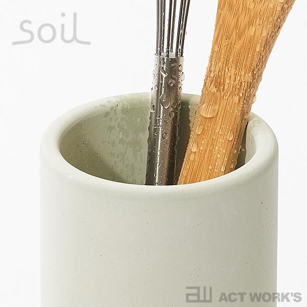 soil ツールコンテナ ソイル 珪藻土 吸水性 吸湿 キッチン収納 キッチン小物立て 調湿性 石動 イスルギ | SOIL(ファッション) | 02