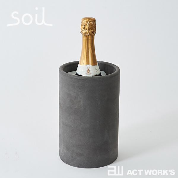 soil ボトルクーラー ワインクーラー 珪藻土 ソイル 水滴 しずく シャンパンボトル テーブル パーティー 結露 保冷剤 TEKION LAB 石動 イスルギ | SOIL(ファッション) | 02