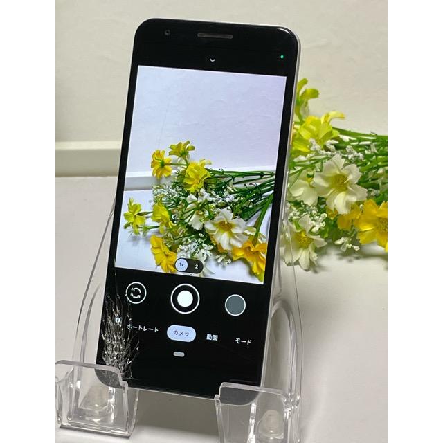 訳あり品 SIMフリー OS12☆ Google Pixel 3a 64GB Pixel ピクセル ホワイト 5.6インチ  SIMロック解除済み ※液晶左下付近割れあり A3603｜acty0102｜10