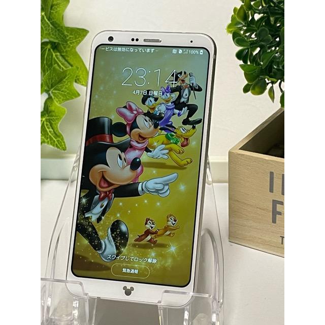 SIMフリー Disney Mobile on DM01K ☆ホワイト☆ ディズニースマホ「セレブレーションイヤー特別モデル」 A4255 A4255アクティーモバイル