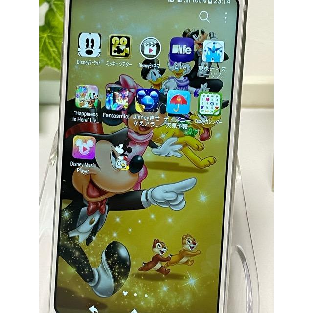 SIMフリー Disney Mobile on DM01K ☆ホワイト☆ ディズニースマホ「セレブレーションイヤー特別モデル」 A4255 A4255アクティーモバイル