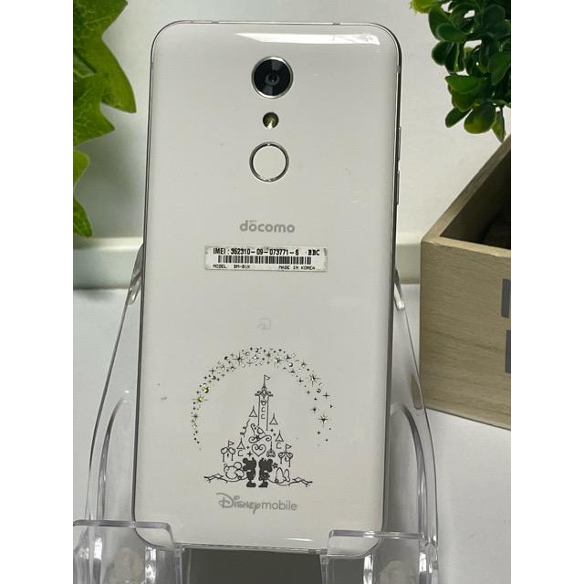SIMフリー Disney Mobile on DM01K ☆ホワイト☆ ディズニースマホ「セレブレーションイヤー特別モデル」 A4255 A4255アクティーモバイル