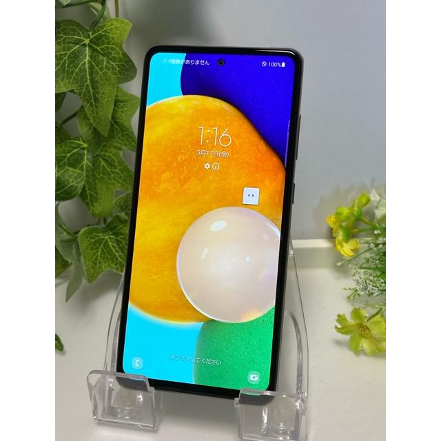 新品同様 SIMフリー☆ Galaxy A52 5G SC-53B docomo [オーサムホワイト] バッテリー良好 スマホ本体 A5846｜acty0102｜02