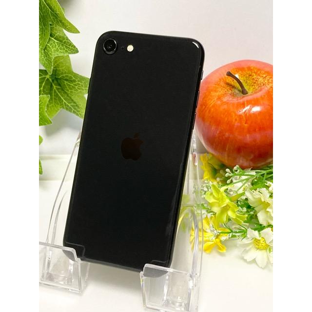 美品☆ Apple iPhone SE 64GB ブラック MHGP3J/A au SIMフリー A2296 