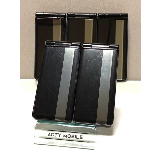 液晶美品☆ SIMロック解除済 ドコモ P-smart ケータイ P-01J ブラック