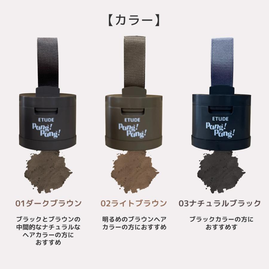 ETUDE（エチュード） ポンポンヘアシャドウ 3.5g 白髪 かくし 薄毛 小