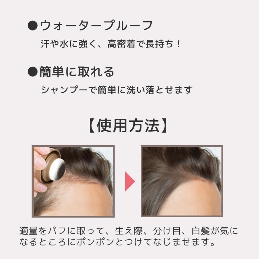 エチュード ポンポンヘアシャドウ 3.5g 白髪 かくし 薄毛 小顔