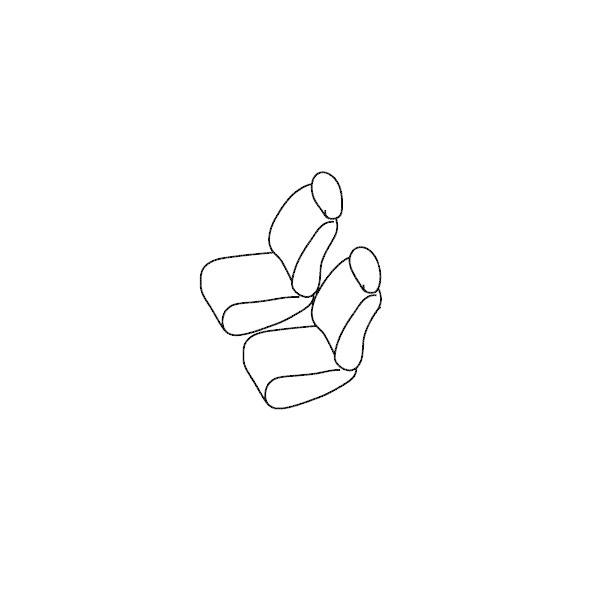 シートカバー エブリイ エブリー DA64V  ブラック パンチング PVC レザー シートカバー H24/5〜H27/2 4人乗り 1列目のセット