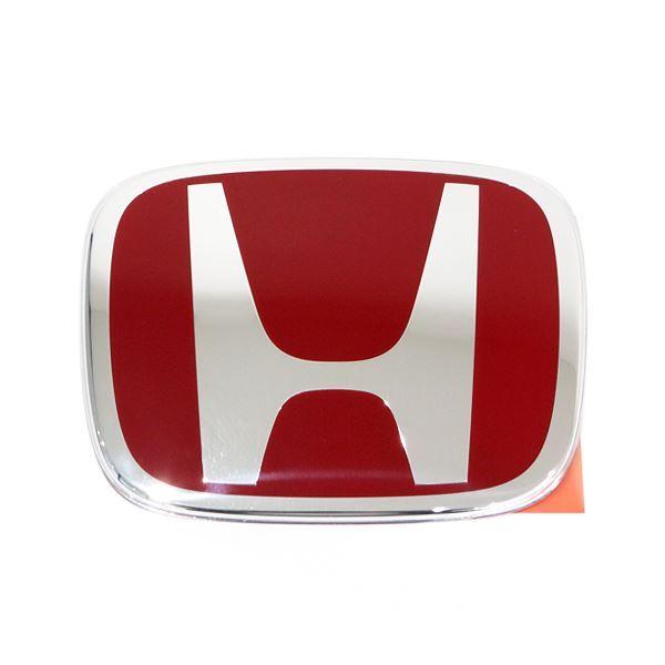 新品 ホンダ TypeR タイプR 純正 Hエンブレム オデッセイ W112mm×H92mm 純正交換 スポーティー スポーツタイプ レッド 赤 フロント リアの画像