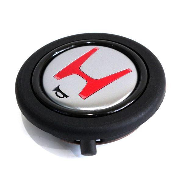 NA2 NSX-R ホーンボタン レッド 赤 直径 59.5mm momo モモ製