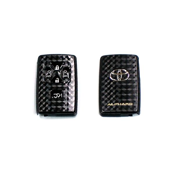 トヨタ 純正 スマートキーケース アルファード Golden Eyes ゴールデンアイズ カーボン調 キーカバー【加飾 特別仕様車 トヨタ純正部品_4