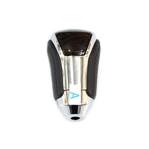 トヨタ 純正 シフトノブ エスティマハイブリッド 黒木目/メッキ/本革