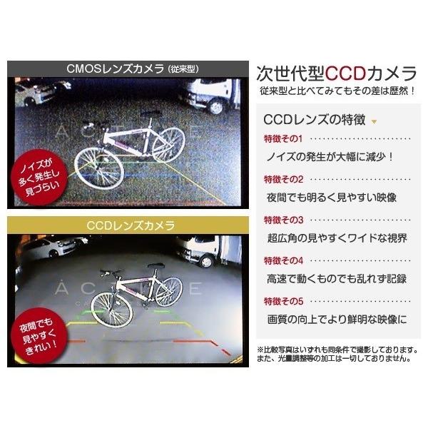 【安心の宅配便配送 送料無料】 バックカメラ CCD ＋ リアカメラ入力ハーネス イクリプス ECLIPSE AVN135M 2015年モデル ...