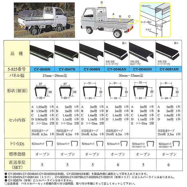 大型商品】 大野ゴム工業 OHNO 荷台 パネルカバー CY-0091N ダイハツ