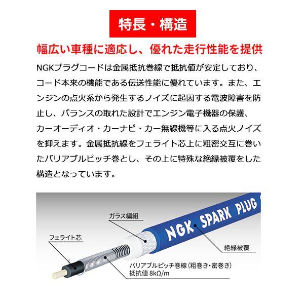 NGK プラグコード RC-TX02 トヨタ MR2 AW11 車用品 電子パーツ 90919