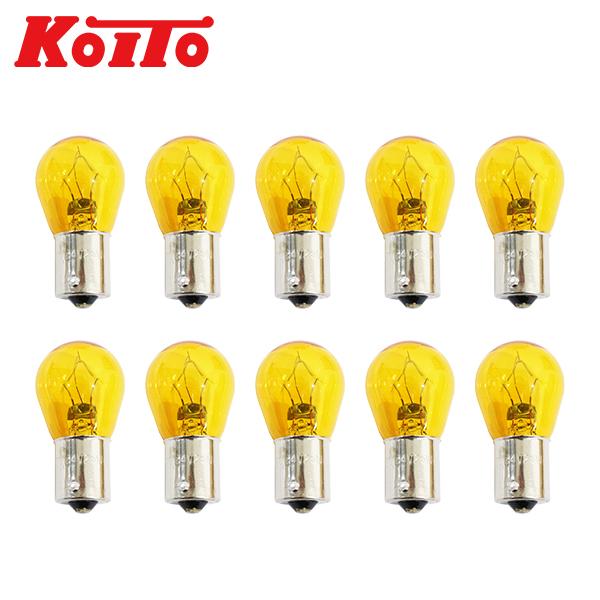 KOITO フォグライト　イエロー KOITO 白熱 バルブ フォグランプ バックアップ ライト 24V 25W BA15s