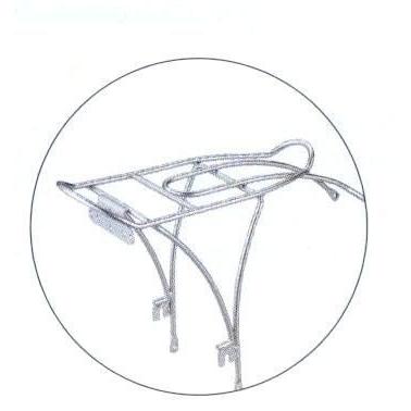 ダホン アークライトラック アルミ Dahon Arclite Rack Aluminum リアキャリア 16dahon 11 Adサイクル通販 通販 Yahoo ショッピング