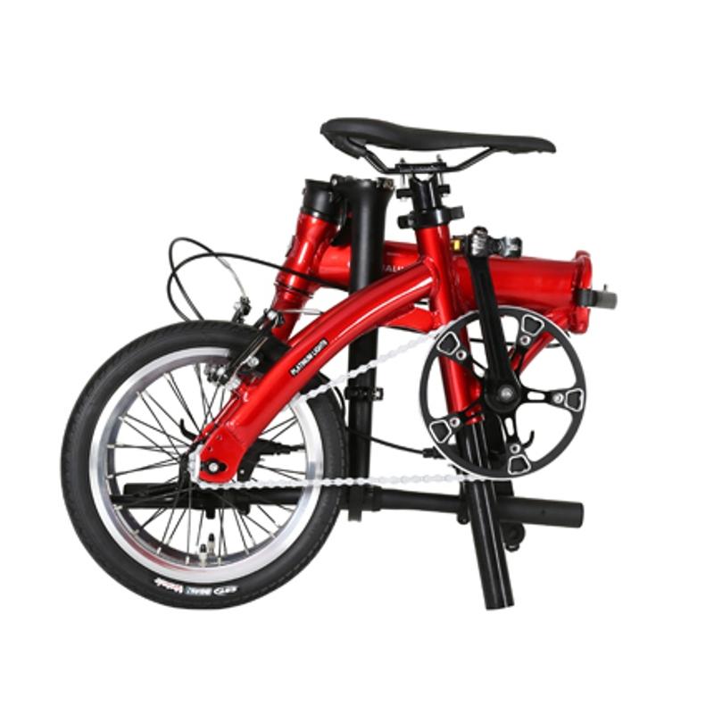 PLATINUM LIGHT6 折りたたみ自転車 メタリックレッド 折りたたみ自転車 RENAULT(ルノー) PLATINUM LIGHT6 (プラチナ