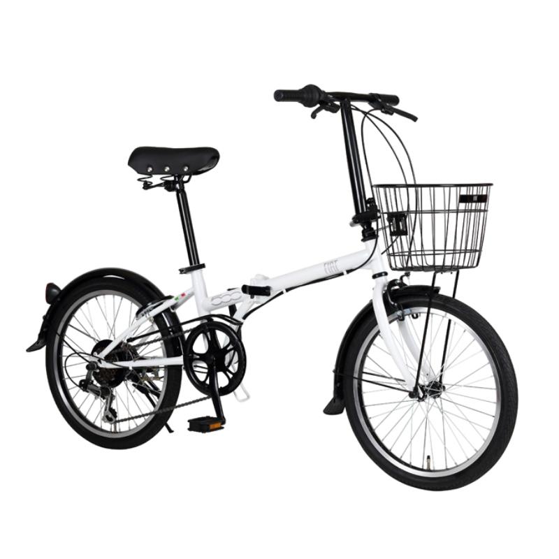 フィアット 折りたたみ自転車 ホワイト