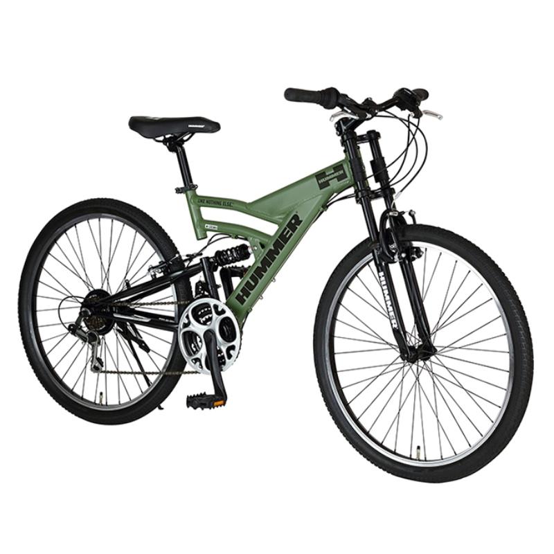 マウンテンバイク HUMMER DH2618-E (グリーン) ハマー DH 2618 E MOUNTAIN BIKE green 【組立調整済発送】｜ad-cycle｜02