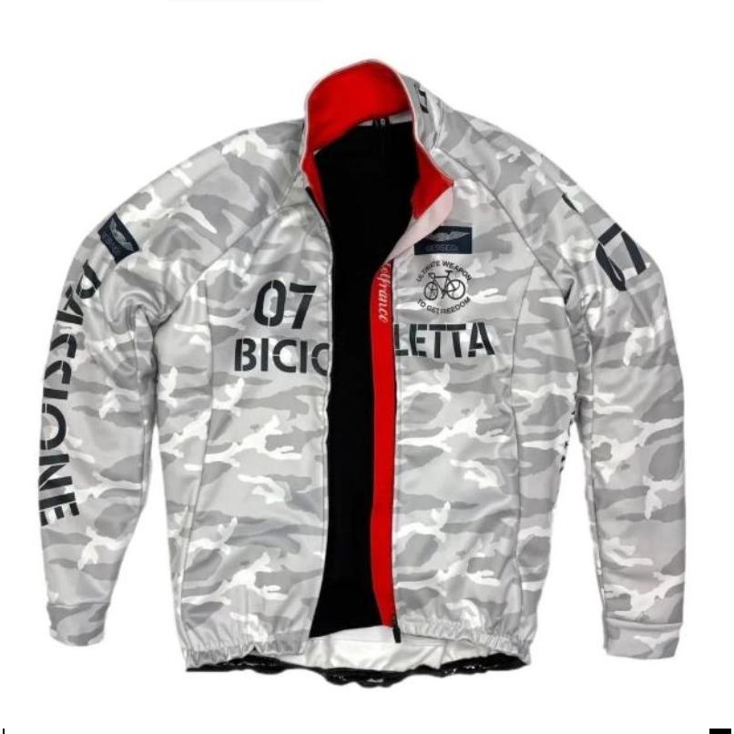 ★7ITA GSGサイクルジャージ★裏起毛ジャケット★Ｍ★美品 7-ITA（セブン・アイティーエー）メンズ サイクル ウェア 7ITA Bomber