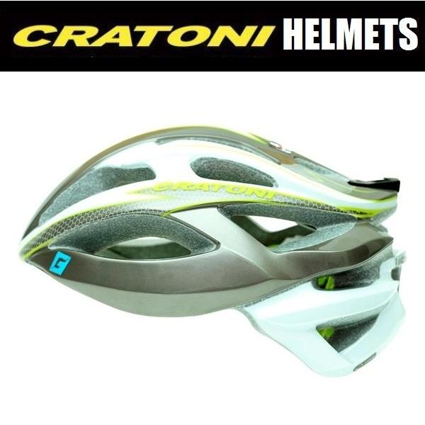 SALE 65%OFF CRATONI 国産品 クラトーニ C-BOLT シーボルト サイクルヘルメット Anthracite-white lime glossy