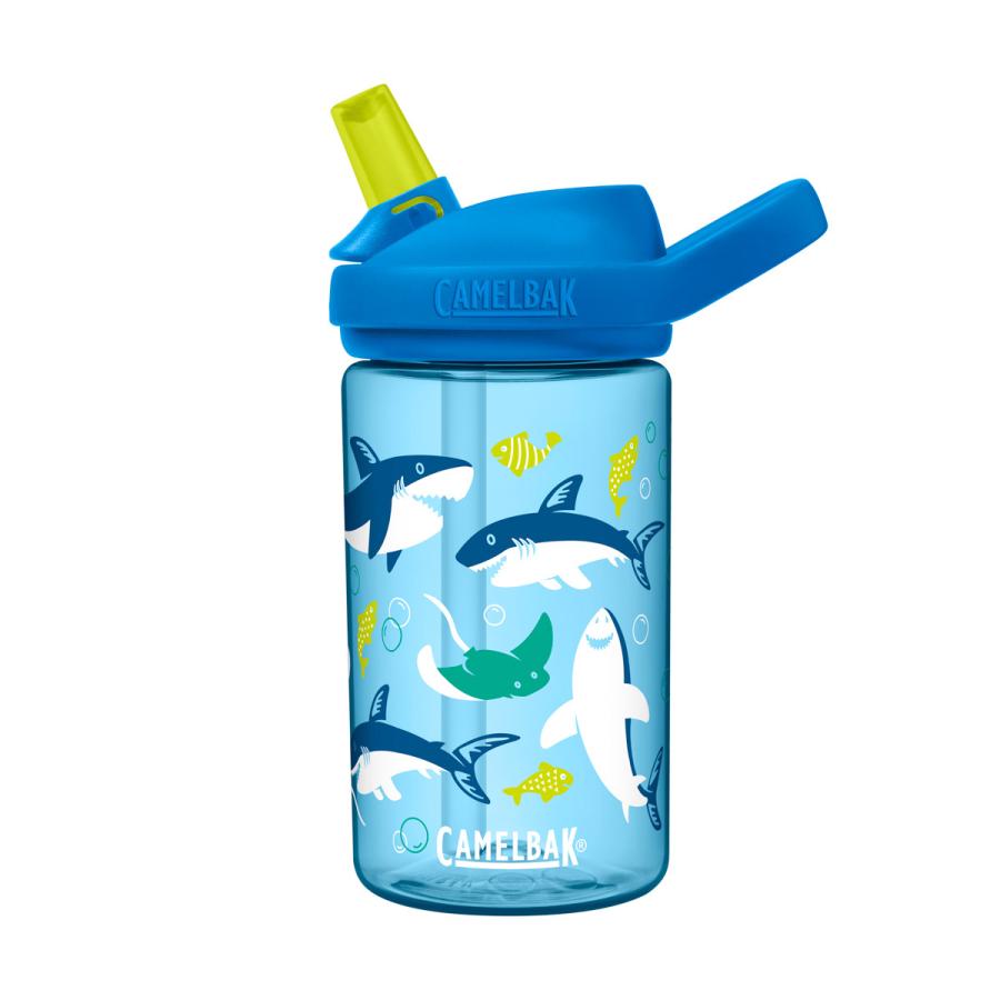 キャメルバック エディプラス キッズ 400mL (シャーク＆レイ) CAMELBAK EDDY+ KIDS 14oz｜ad-cycle