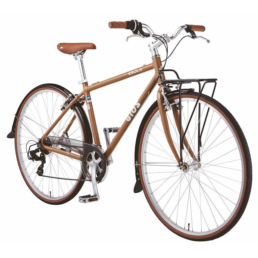 GIOS ESOLA 700C アルミ シマノ7速 450mm クロス GIOS（ジオス） GIOS ESOLA (ブラウン) 2025 シティサイクル クロス