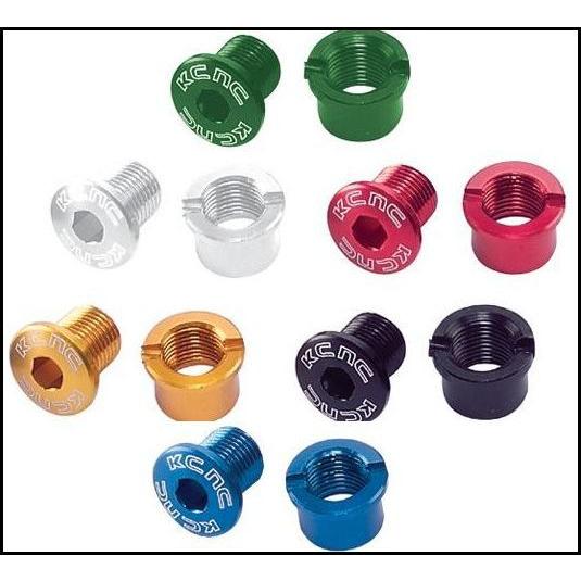 KCNC チェーンリングボルトセット(シングルギア用)/ M8X0.75X6.5mm