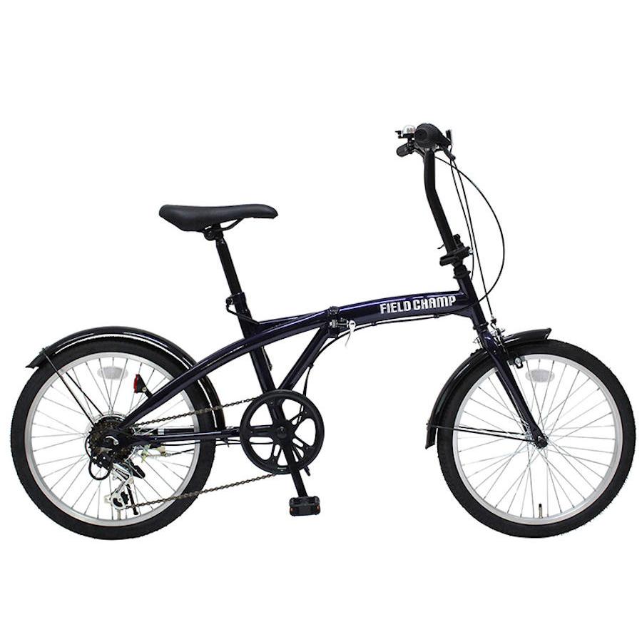 ミムゴ FIELD CHAMP MG-FCP206BL 20インチ6段折畳み自転車BL（ダーク 