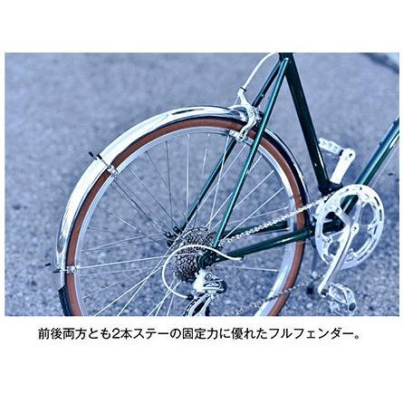 クロスバイク　ワイドバスケット！オートライトLED フル泥除け！整備済み。 クロスバイク ワイドバスケット！オートライトLED フル泥除け