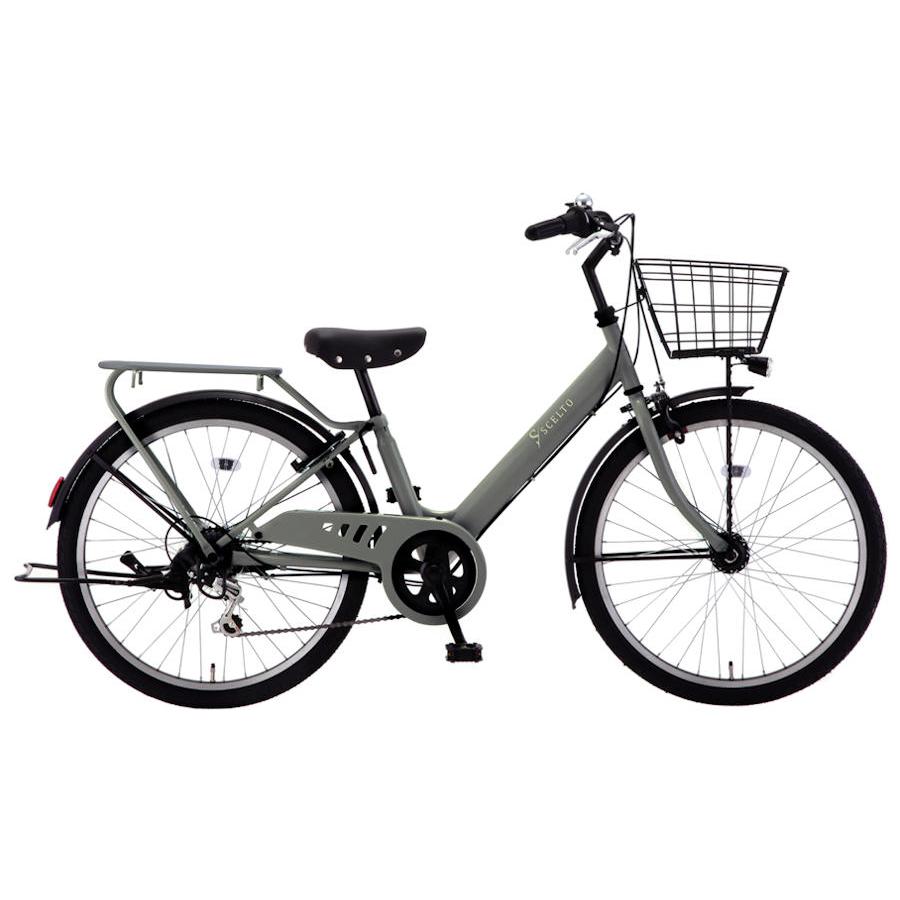 サカモトテクノ シェルト 22インチ 外装6段変速 LEDオートライト