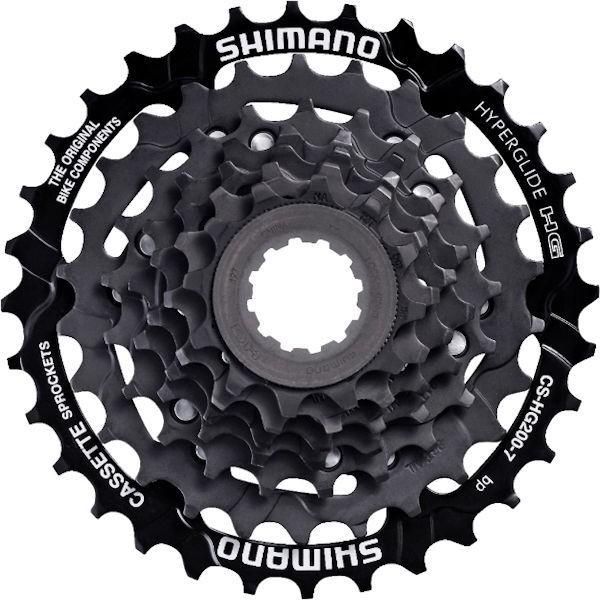 シマノ ターニー CS-HG200 7S 12-32T カセット スプロケット (X1875) SHIMANO Tourney CS HG 200 7 ECSHG2007232T｜ad-cycle