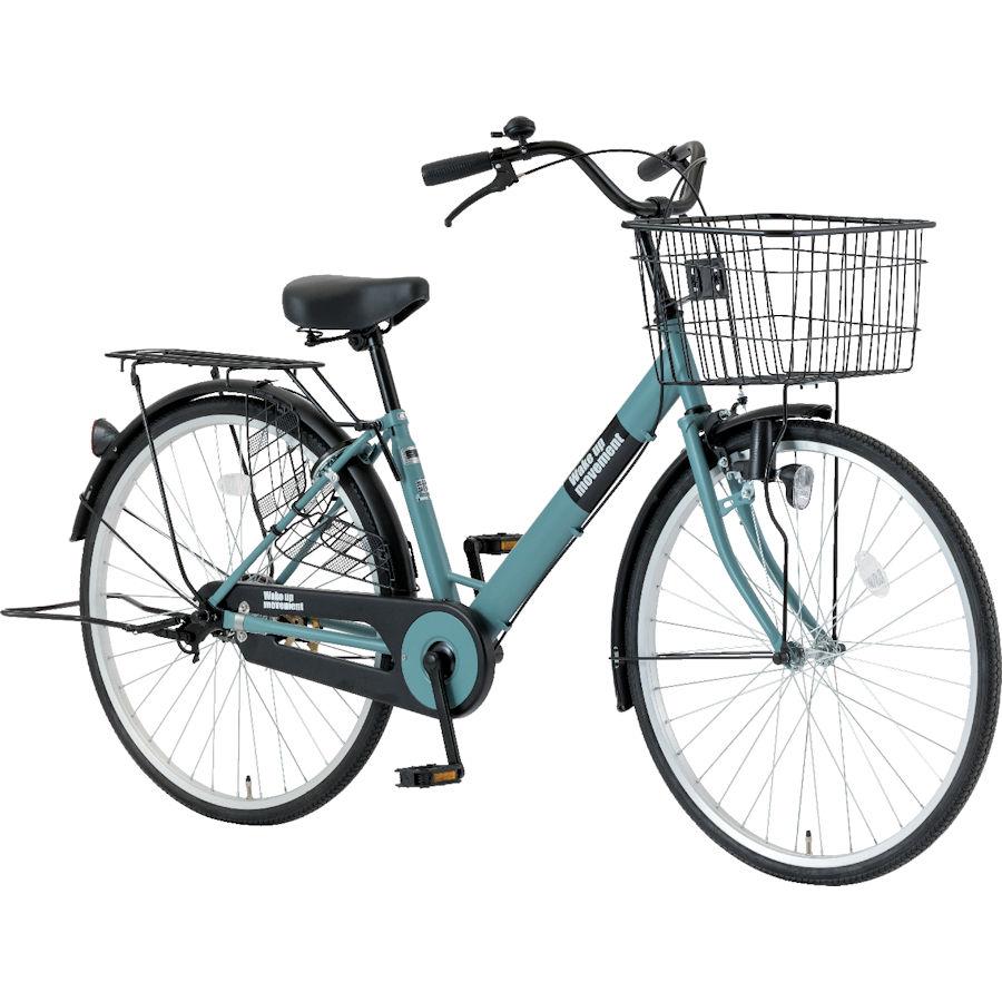 シティサイクル ブルーグレー　シオノ　26インチ　バスケット付き 楽天市場】青 ブルー（シティサイクル｜自転車・サイクリング