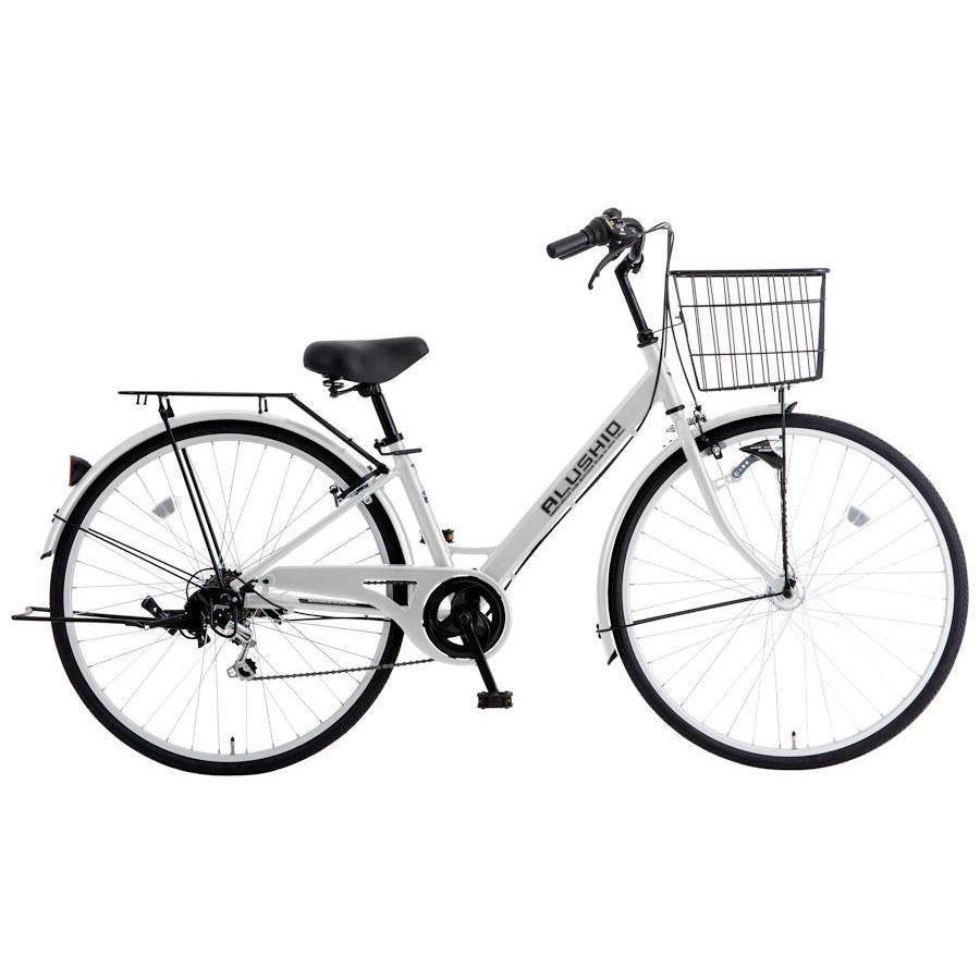 Shiono 自転車 27インチ シティサイクル シオノ シティコレクション 27インチ 内装5段変速 LED