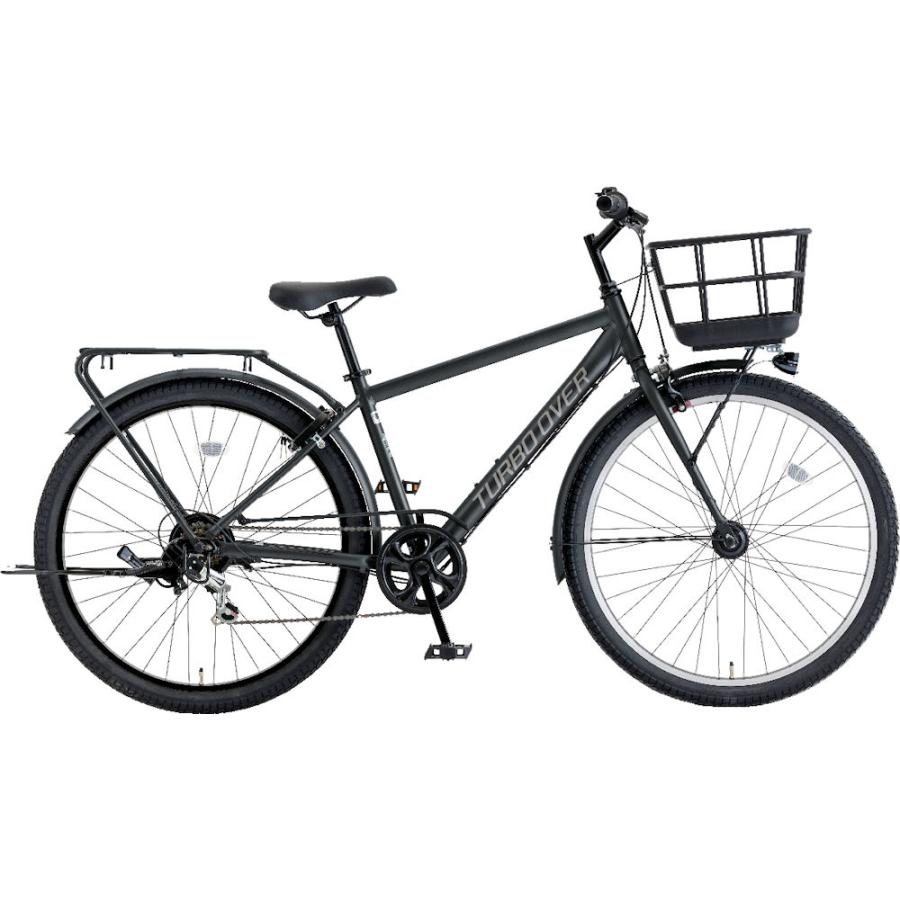 塩野自転車 TURBO LIGHT 27.5インチ軽快車・自転車（ブラック）６段変速 楽天市場】シティサイクル シオノ ターボライト 27.5 外装6段 オート
