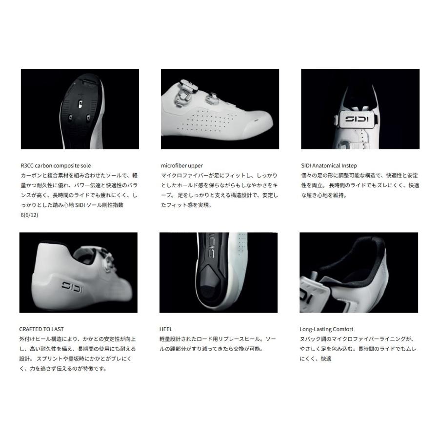 SIDI（シディ） GENIUS X (ジーニアス X) ホワイト サイクル