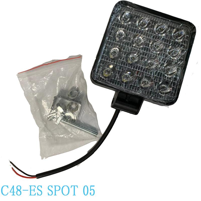 爆買 作業灯 LED ワークライト 4個セット 48W 12v/24v兼用 防水防塵 夜