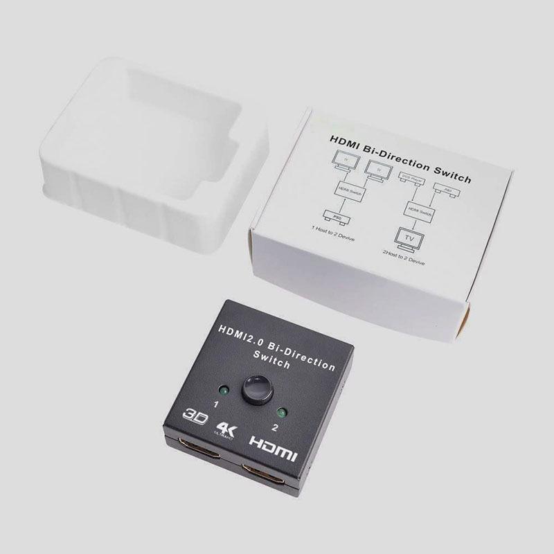 HDMI切替器 4Kx2k HDCP 3D対応 高画質 セレクター Ver2.0 双方向 1入力