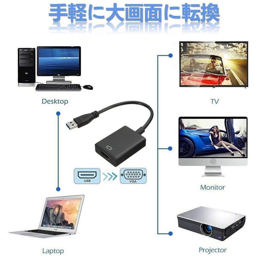 爆買 USB HDMI 変換アダプター 変換コネクタ USB3.0 変換ケーブル